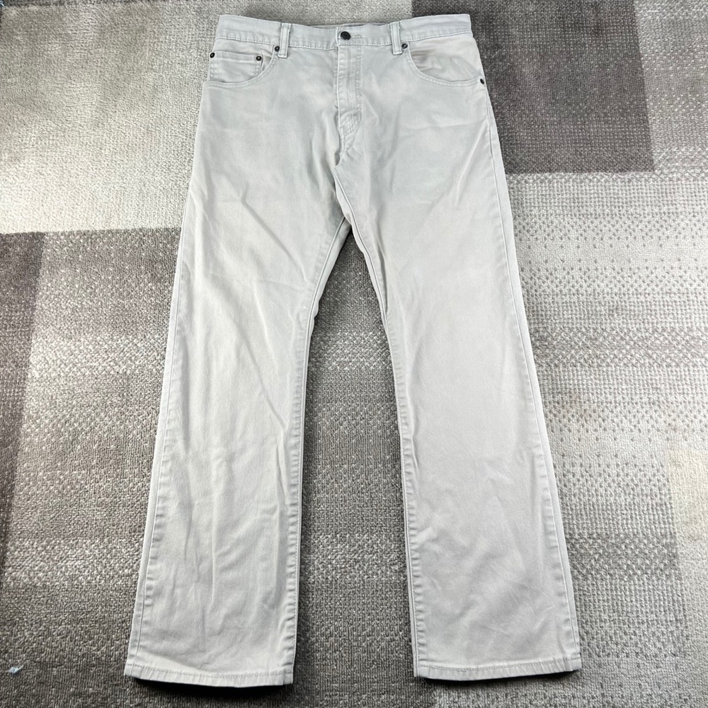 Levi's 517 Mens Bootcut Pants 33X30 Khaki Tan Twill Cowboy Western